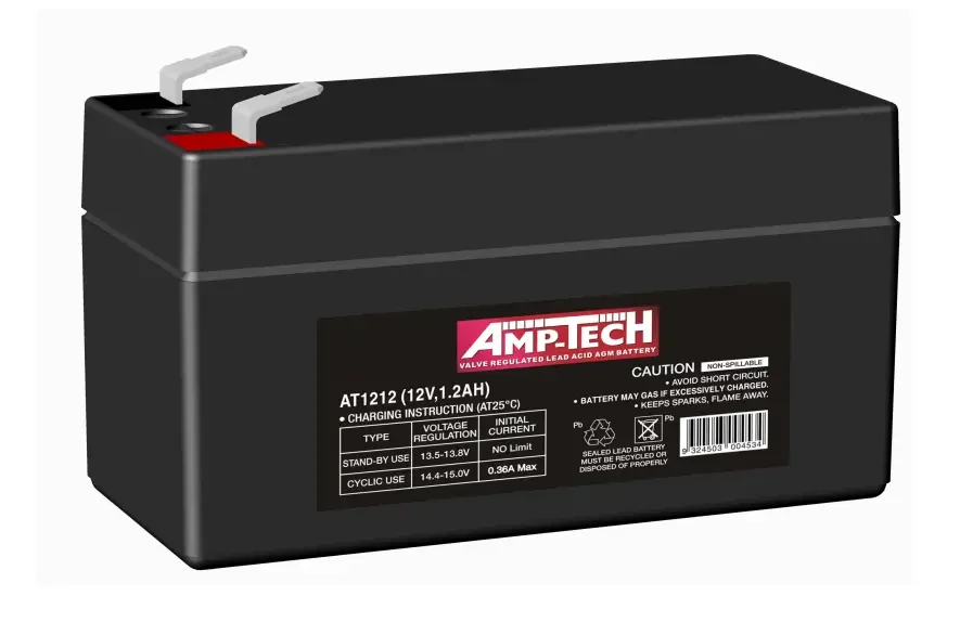 AT1212 VRLA Battery by Amp-tech for Adventure Applications