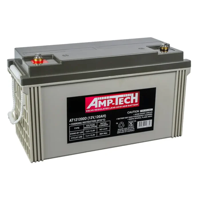 AT121200D VRLA Battery by Amp-tech for Adventure Applications