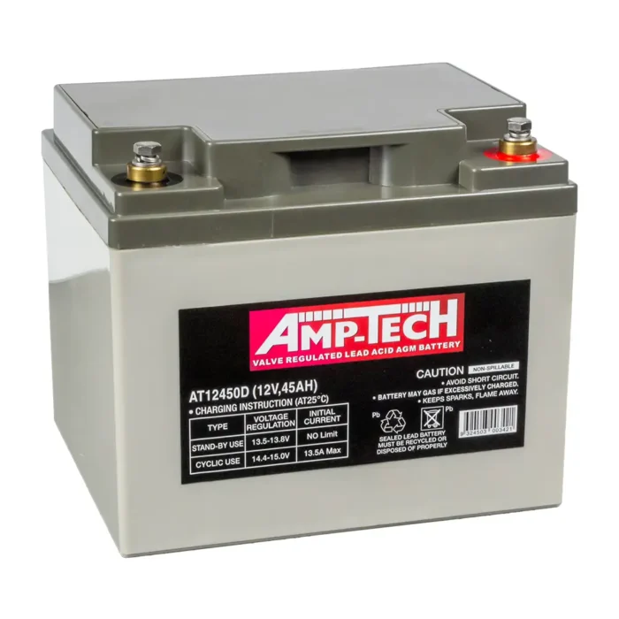 AT12450D VRLA Battery by Amp-tech for Adventure Applications
