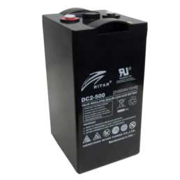 DC2-500 DC Series Battery by Ritar for Solar, Wind, UPS, Telecom & Electric Power Applications.