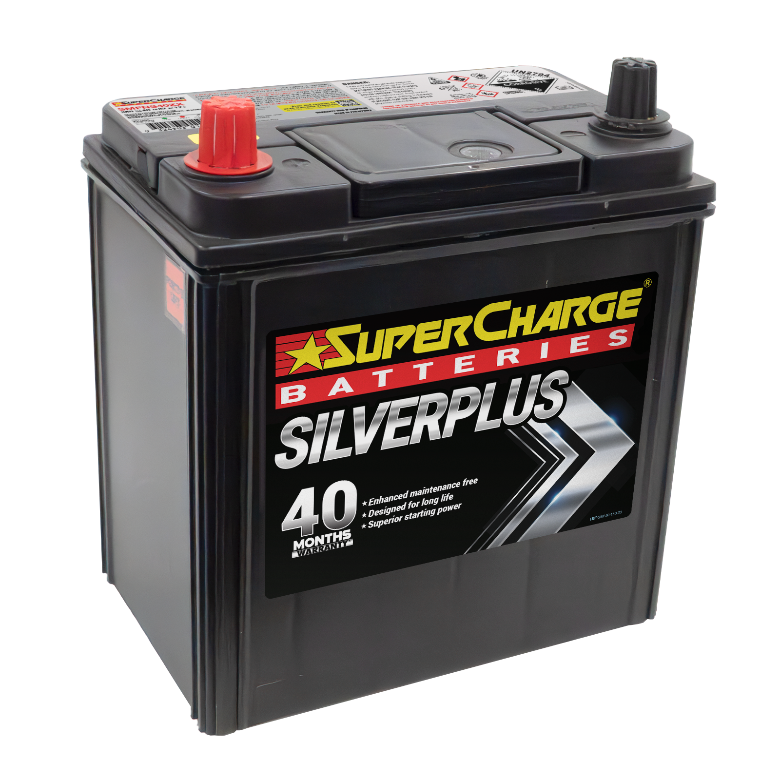 SMFNS40ZX Battery - Maintenance-Free Battery | Supercharge Batteries | Best