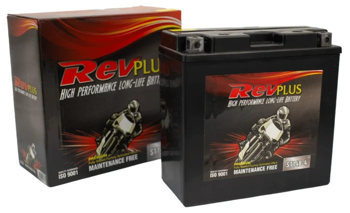 ST14B-4 Motorcycle Battery by Revplus for Motorcycle Applications
