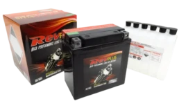STX9A-BS Motorcycle Battery by Revplus for Motorcycle Applications