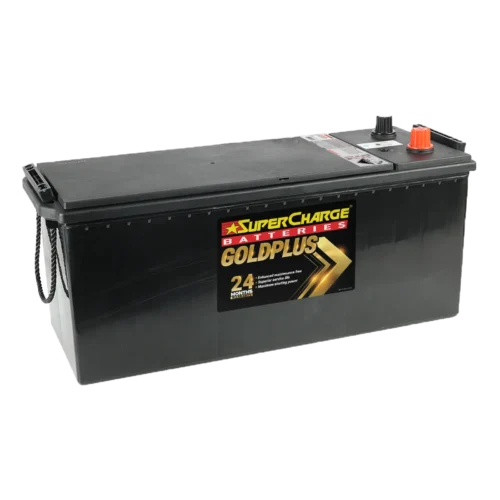 EMFN120L maintenance-free battery by Supercharge Batteries for European truck applications.