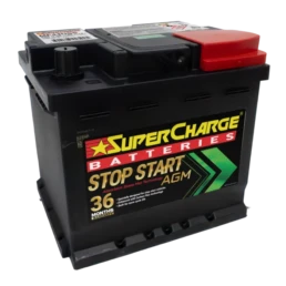MF44HSS Stop-Start Battery by Supercharge Batteries for AGM Applications and In-Cabin Installation