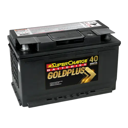 Supercharge Batteries MF77HRX maintenance-free, high-efficiency battery for European vehicles