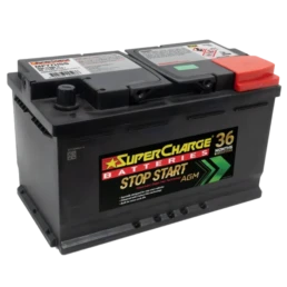 MF77HSS Stop-Start Battery by Supercharge Batteries for stop-start vehicles and AGM applications