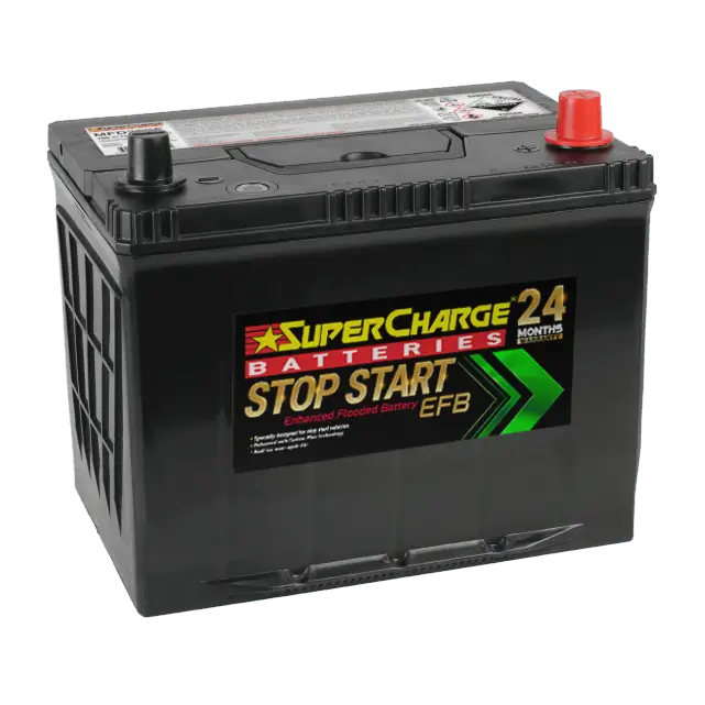 Supercharge Batteries MFD26EF Stop-Start EFB Battery for In-Cabin Installation