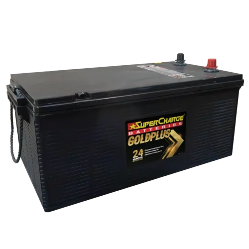 Supercharge Batteries MFN200L maintenance-free battery for 4WD, SUV, truck, and industrial use