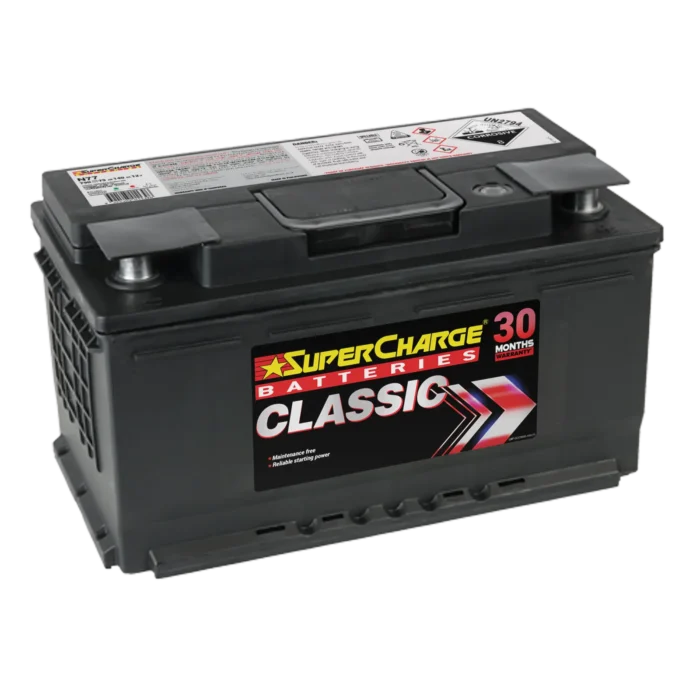N77 Classic Battery by Supercharge Batteries for European Automotive Applications.