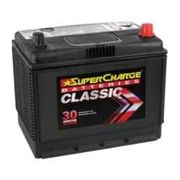 NS70L Classic Battery by Supercharge Batteries for 4WD and Truck Applications