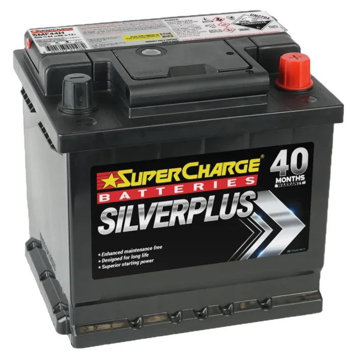 SMF44H SilverPlus Battery by Supercharge Batteries for European Automotive Applications