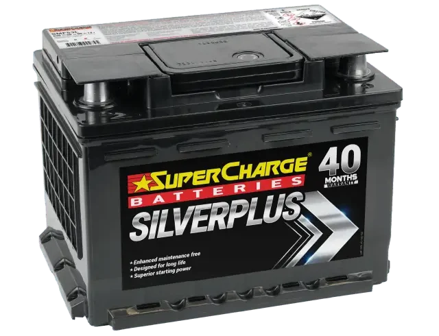 SMF53L SilverPlus Battery by Supercharge Batteries for European Automotive Applications