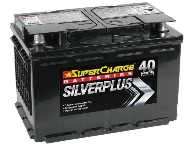 SMF66H SilverPlus Battery by Supercharge Batteries for European Automotive Applications.