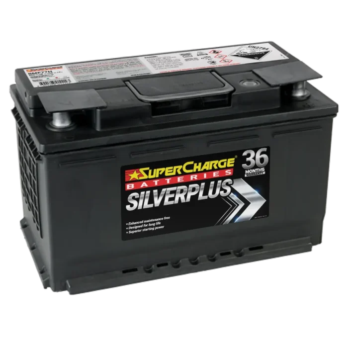 SMF77H SilverPlus Battery by Supercharge Batteries for European Automotive Applications