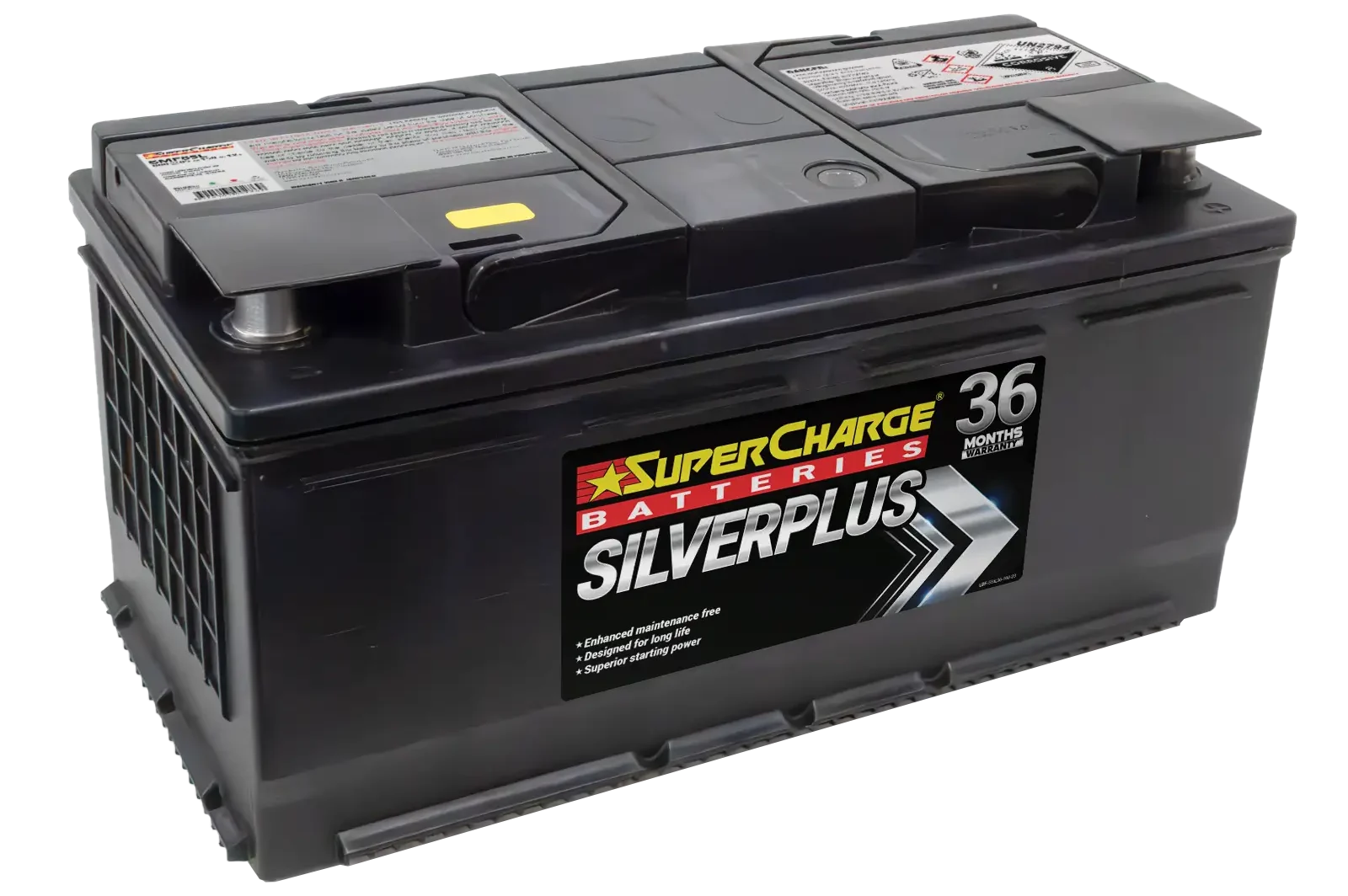 SMF85L SilverPlus Battery by Supercharge Batteries for European Automotive Applications.