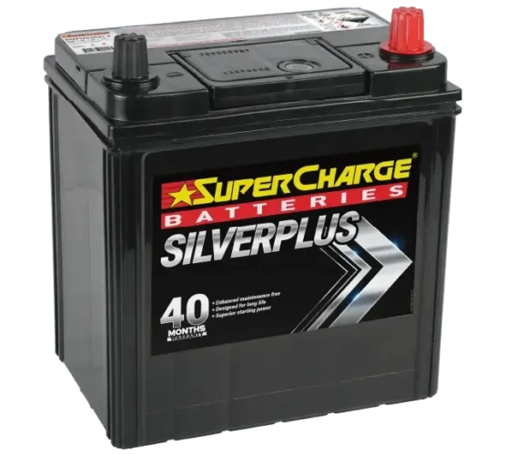 SMFNS40ZLX SilverPlus Battery by Supercharge Batteries for Japanese Automotive Applications.