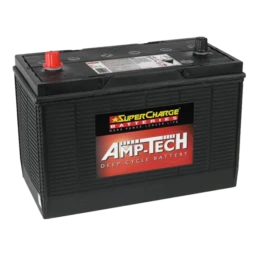 D87L Flooded Deep Cycle Battery by Amp-tech for industrial & marine applications