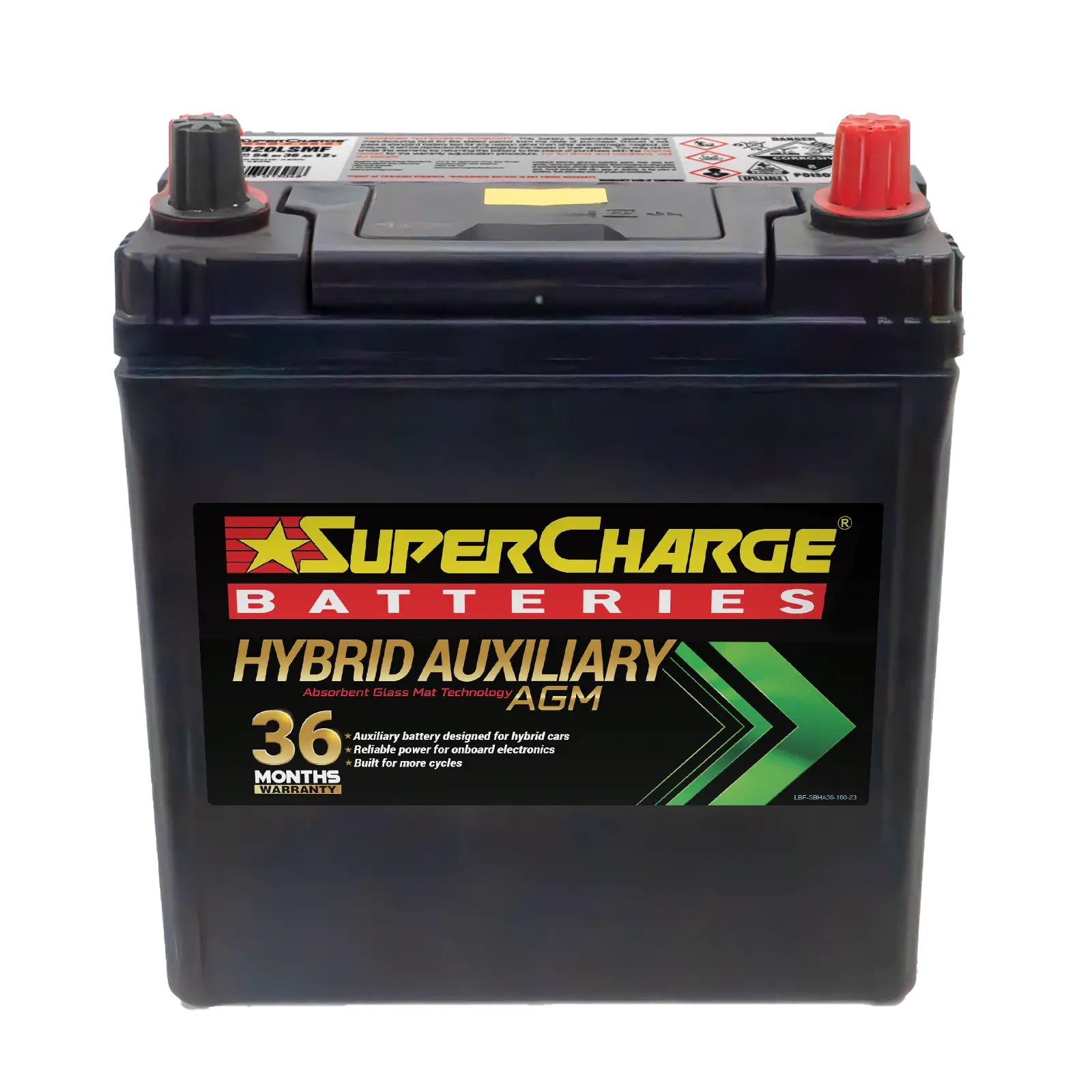 Hybrid Auxiliary 38B20LSMF EFB Automotive battery by Supercharge Batteries