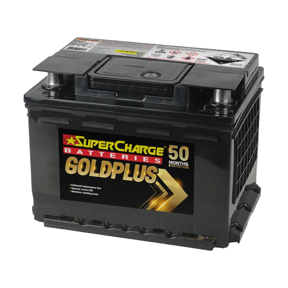 GoldPlus MF55 European Automotive battery by Supercharge Batteries