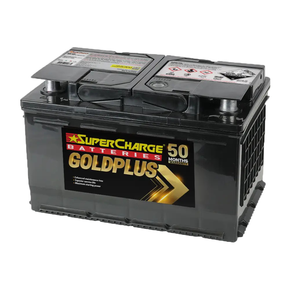 GoldPlus MF66 European Automotive battery by Supercharge Batteries