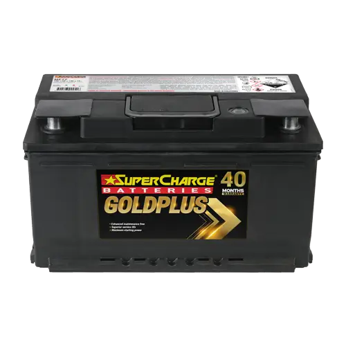 GoldPlus MF77 European Automotive battery by Supercharge Batteries