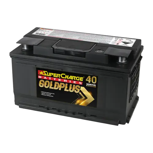 GoldPlus MF77 European Automotive battery by Supercharge Batteries