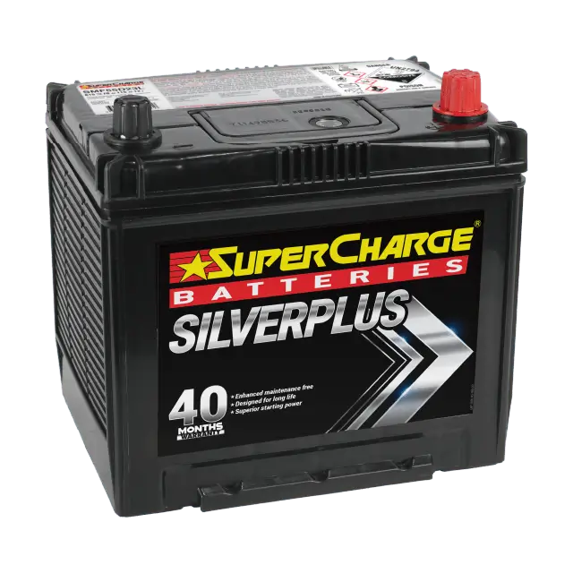 SilverPlus SMF55D23L Japanese Automotive battery by Supercharge Batteries
