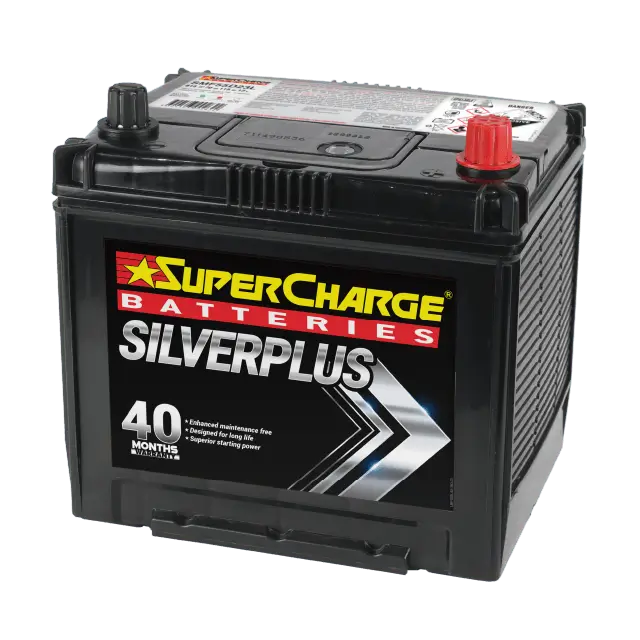 SilverPlus SMF55D23L Japanese Automotive battery by Supercharge Batteries