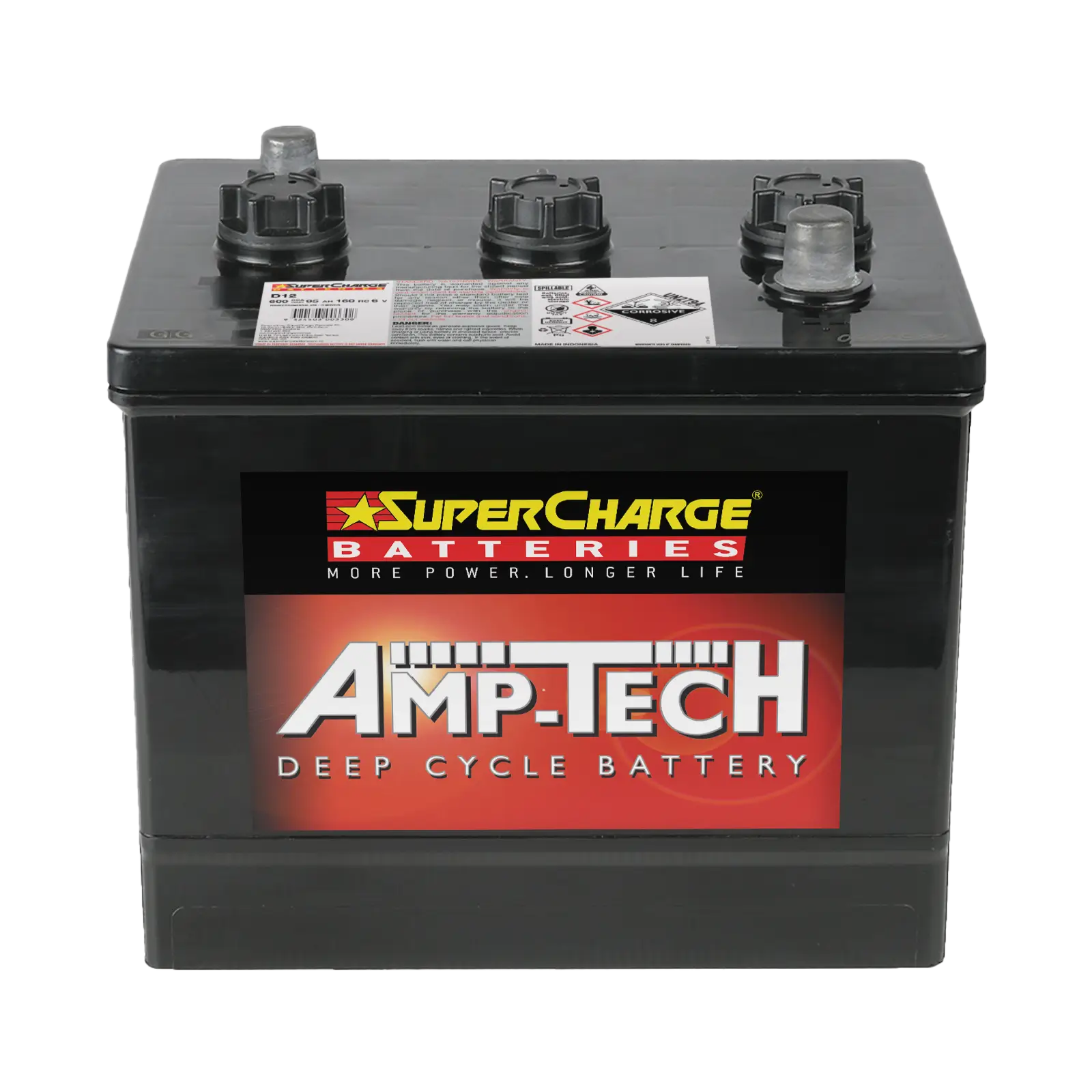 Amp-Tech D12 Deep Cycle battery by Supercharge Batteries