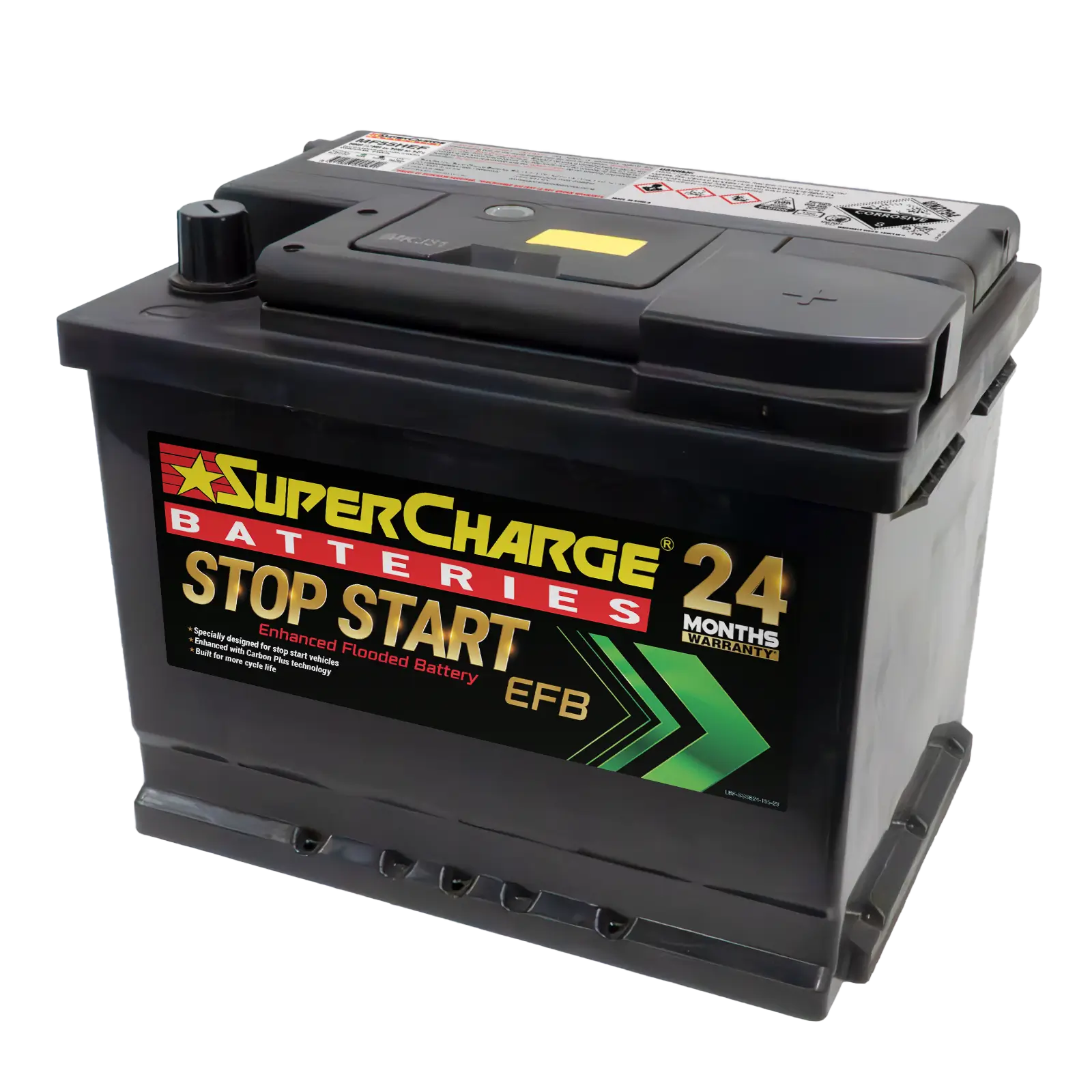 Stop-Start MF55HEF EFB battery by Supercharge Batteries