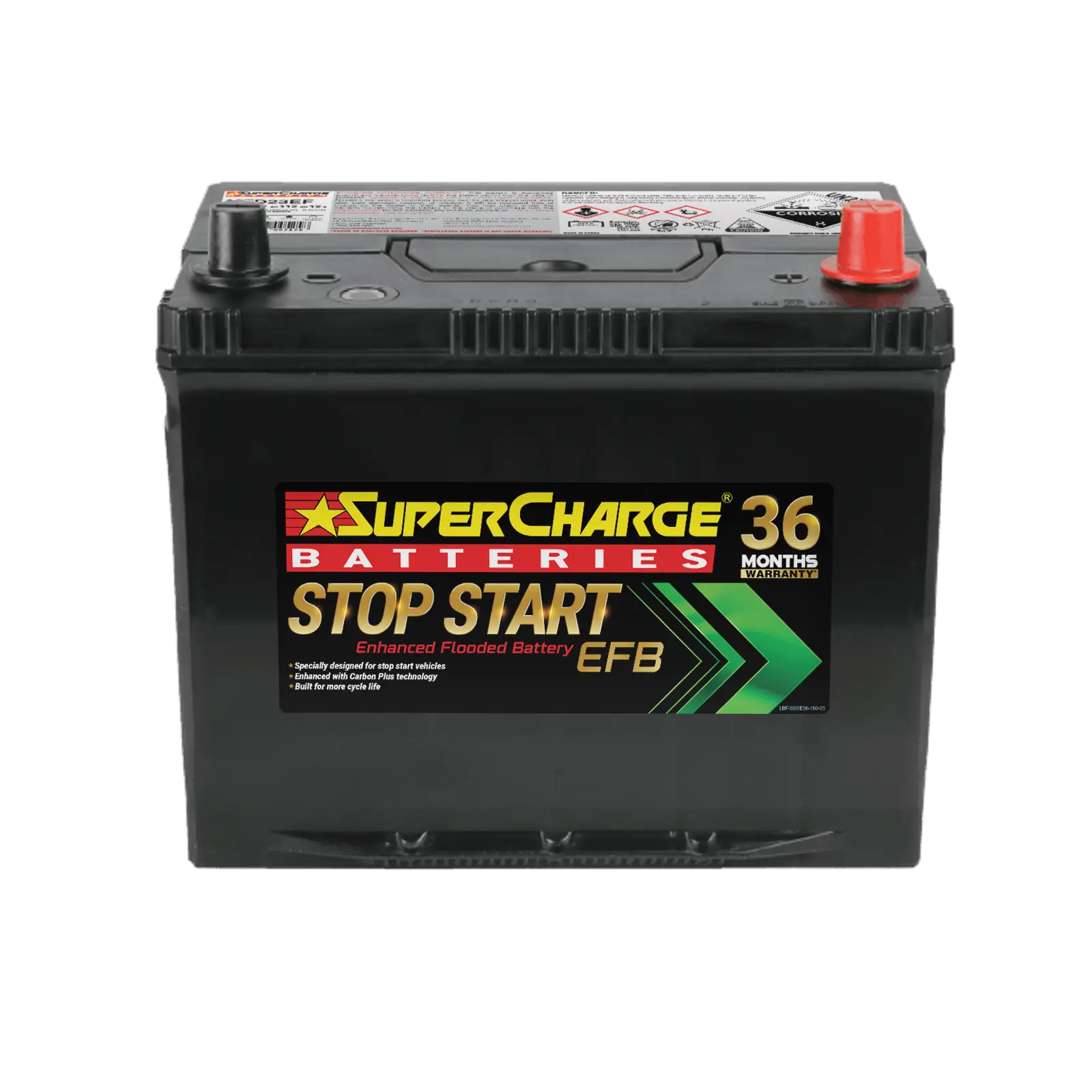 Stop-Start MFD23EF EFB battery by Supercharge Batteries