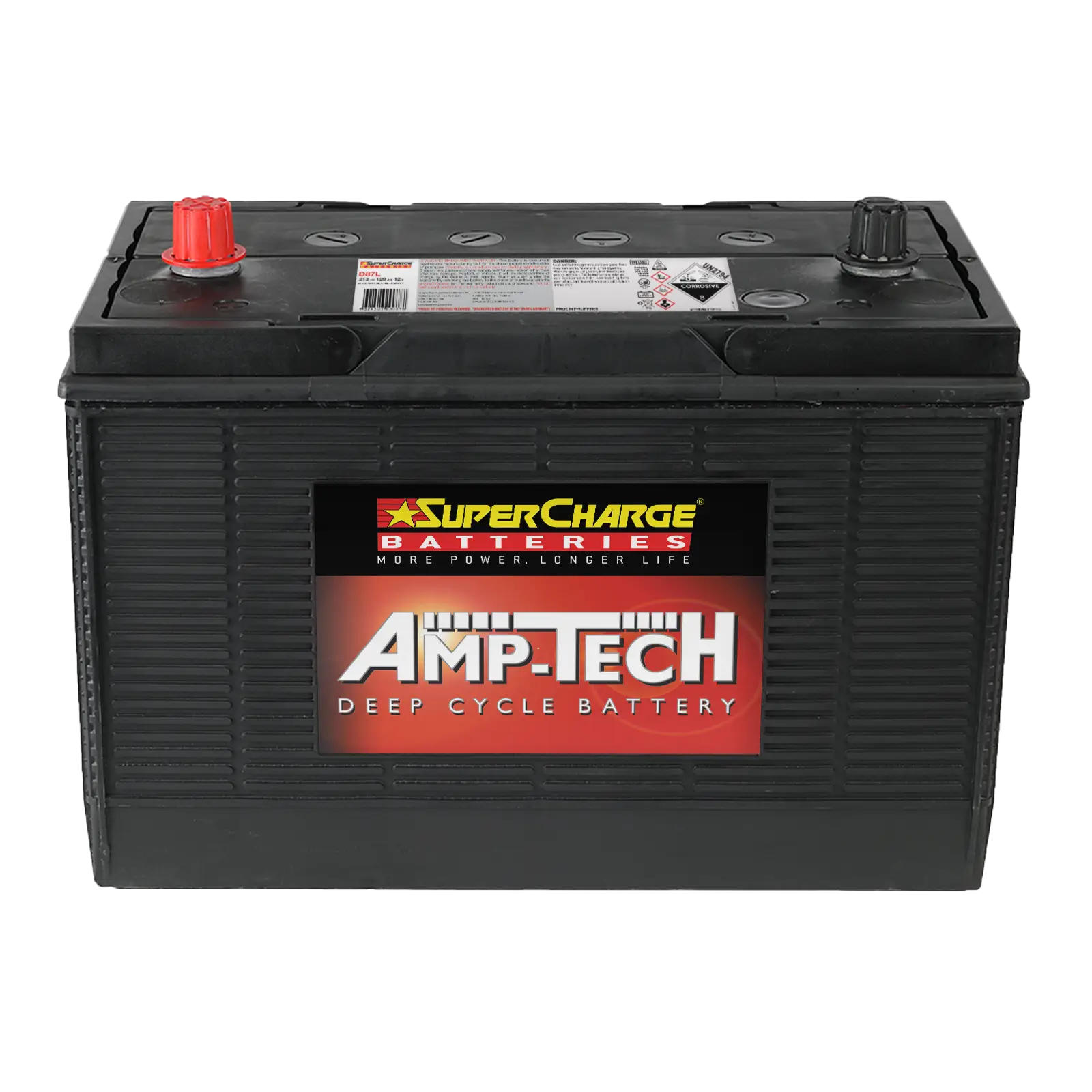 Amp-Tech D87L Deep Cycle battery by Supercharge Batteries