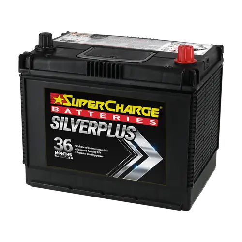 SilverPlus SMFNS70LX SUV & 4WD Battery by Supercharge Batteries