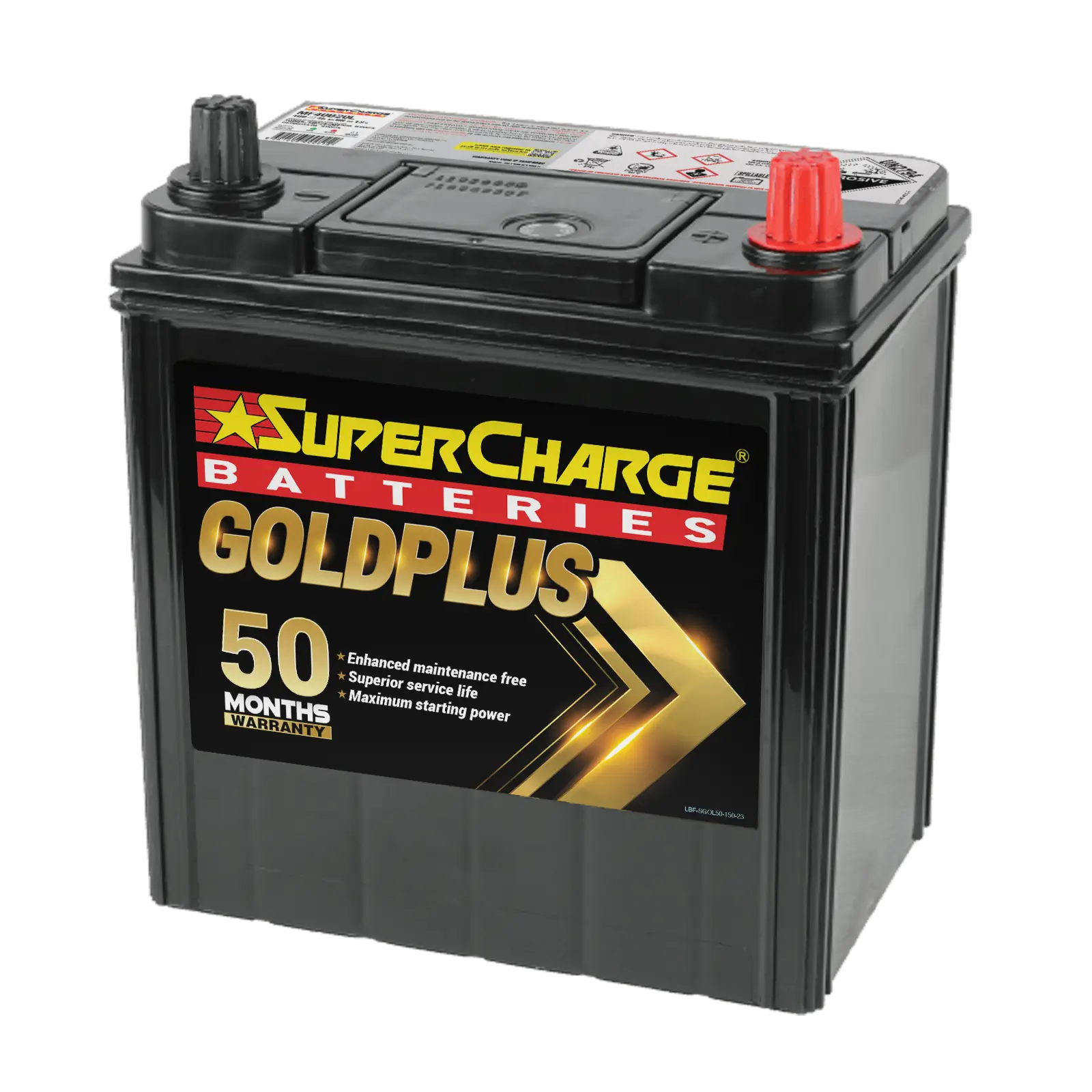 GoldPlus MF40B20L Car Battery by Supercharge Batteries