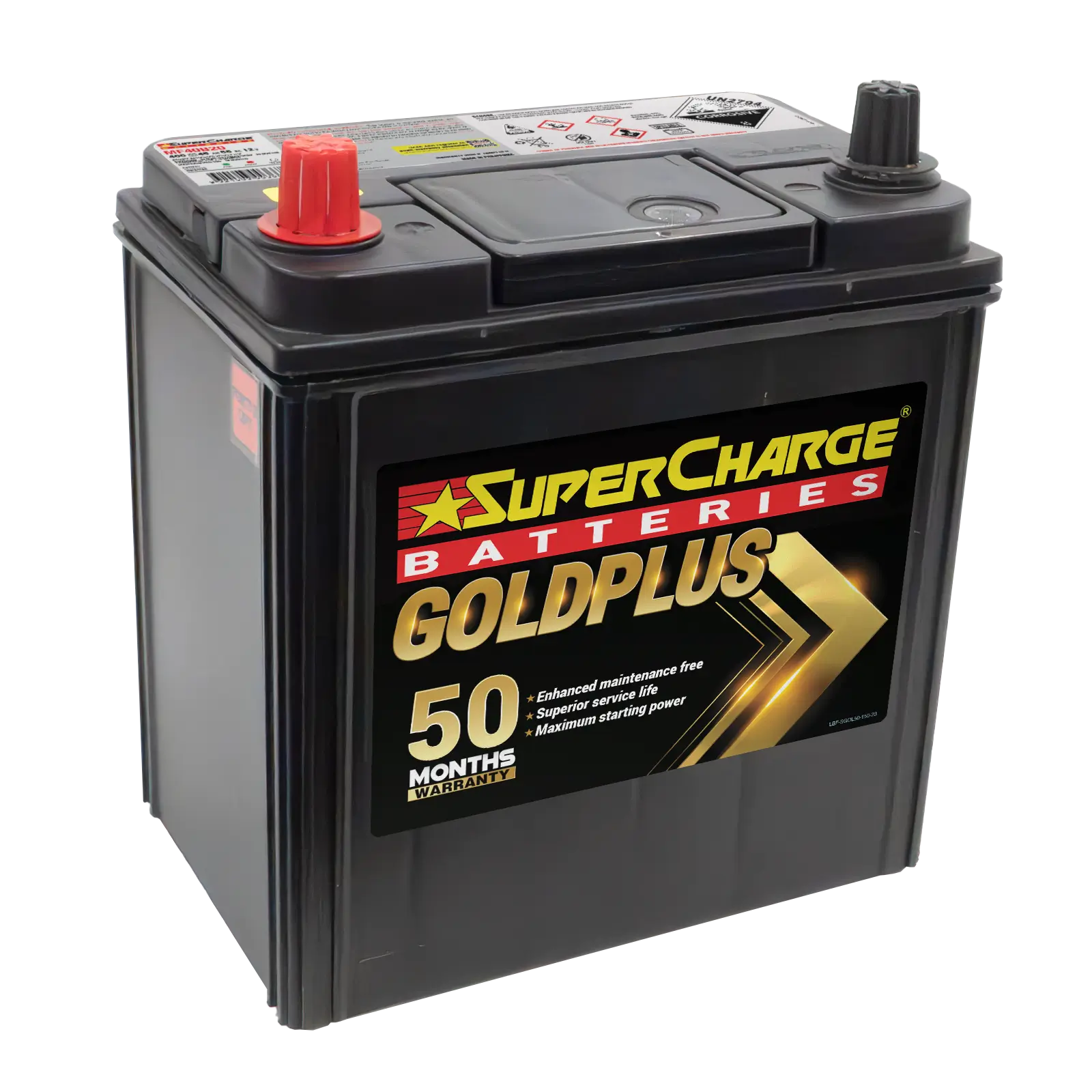 GoldPlus MF40B20 Car Battery by Supercharge Batteries