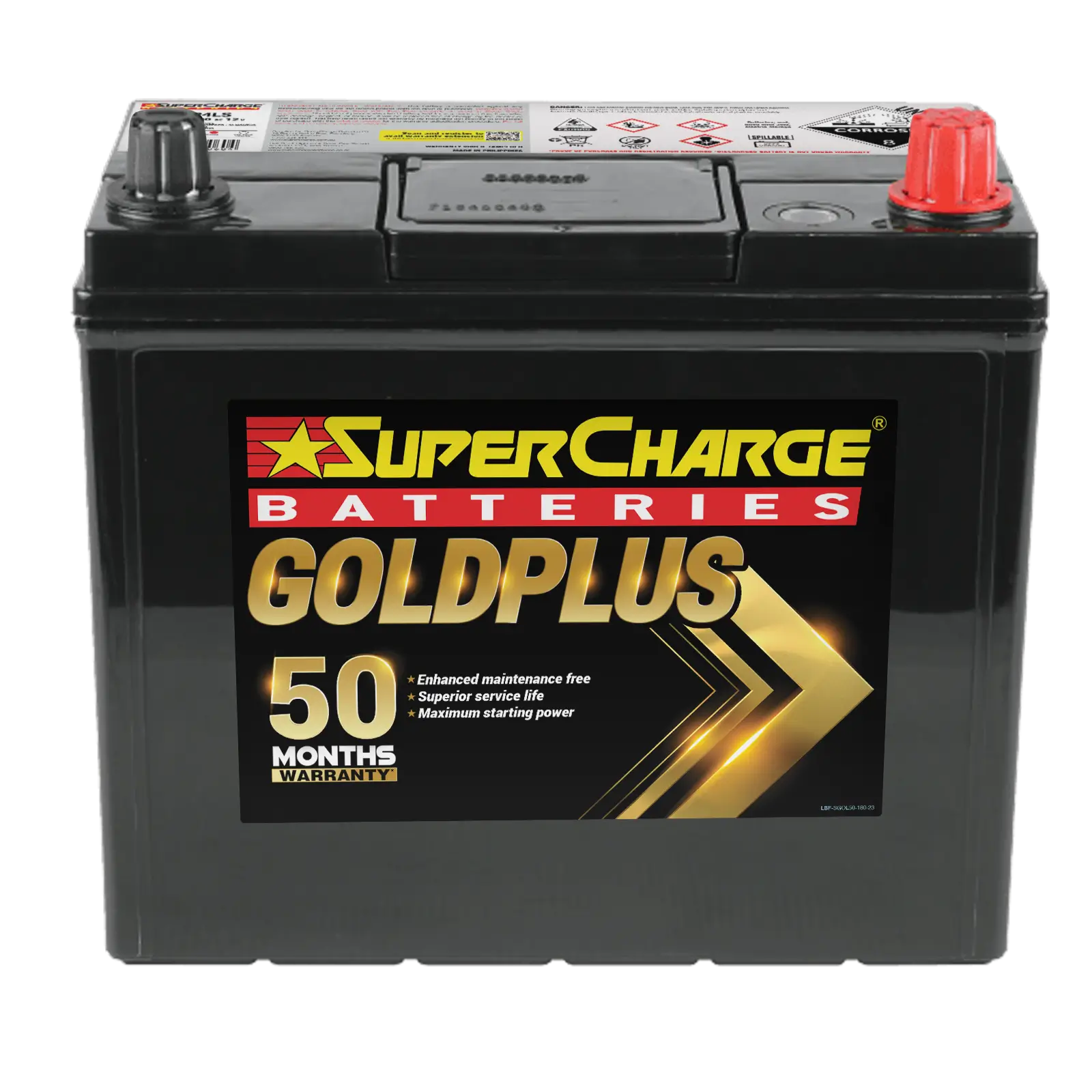 GoldPlus MF55B24LS Car Battery by Supercharge Batteries