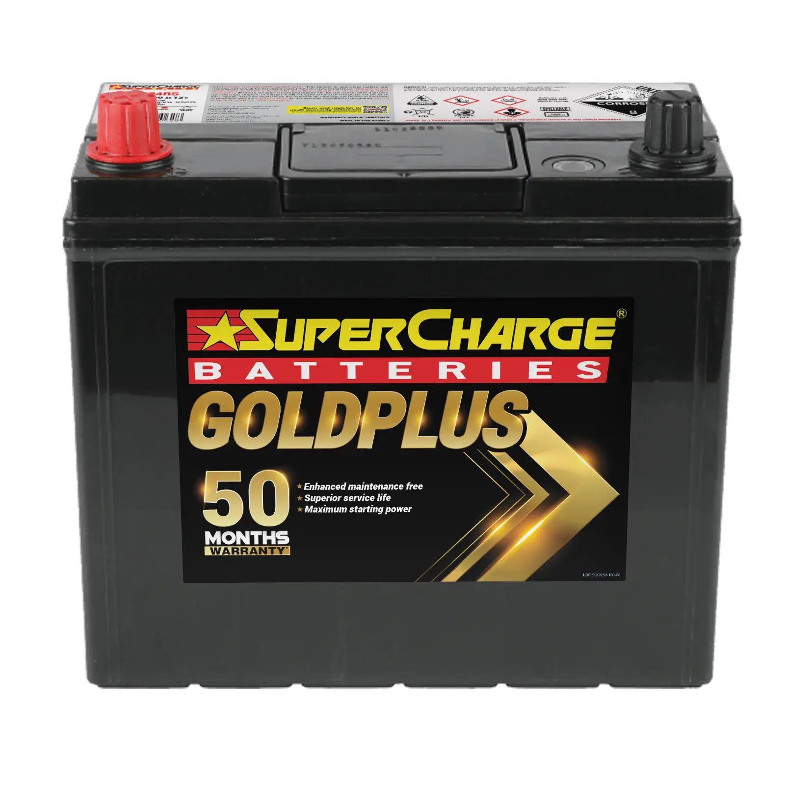 GoldPlus MF55B24RS Car Battery by Supercharge Batteries