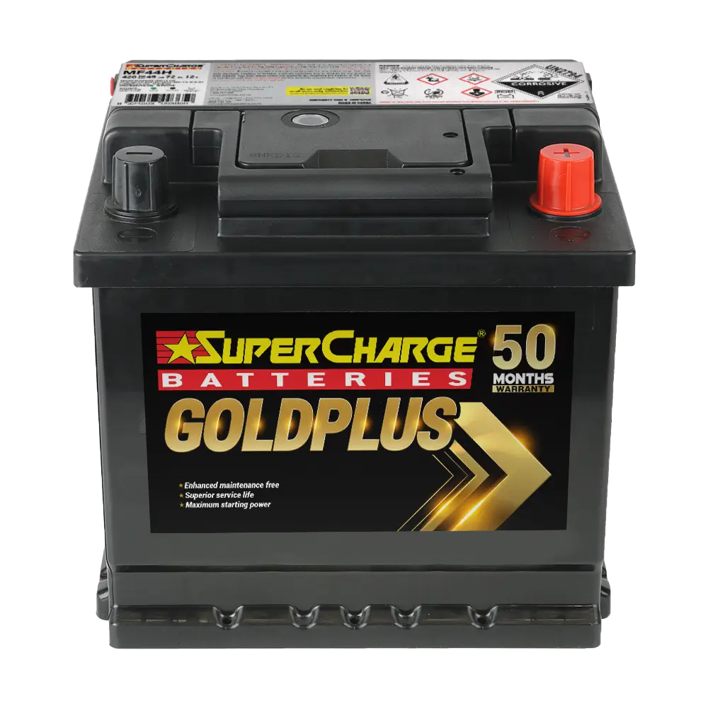 GoldPlus MF44H Car Battery by Supercharge Batteries