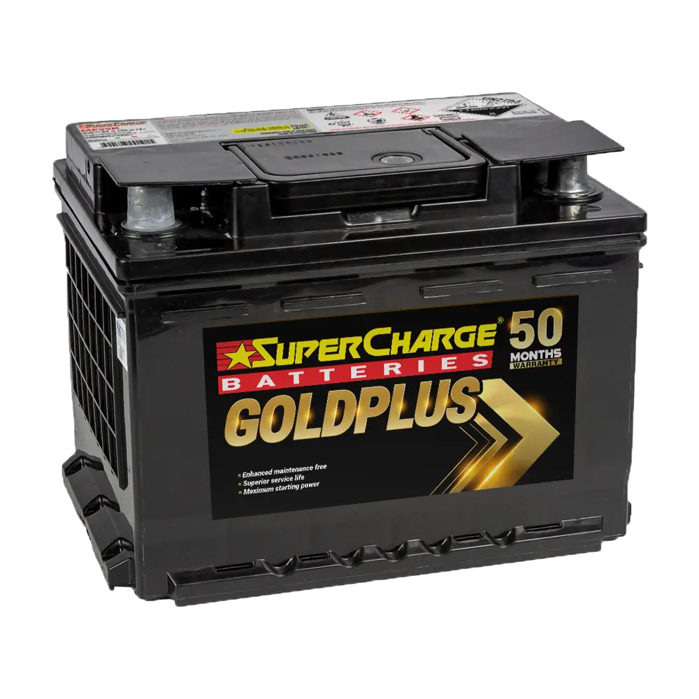 GoldPlus MF55R Car Battery by Supercharge Batteries