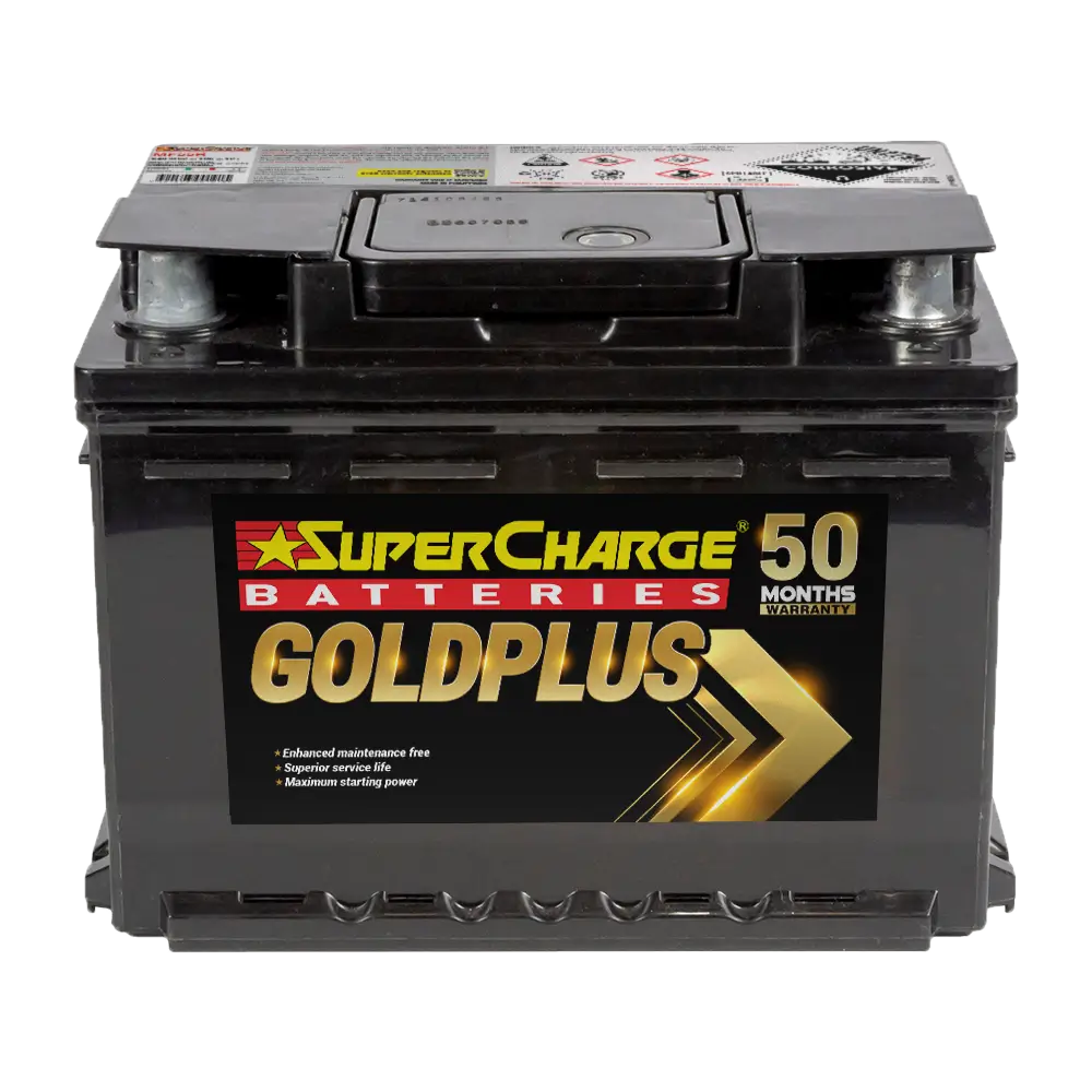 GoldPlus MF55R Car Battery by Supercharge Batteries
