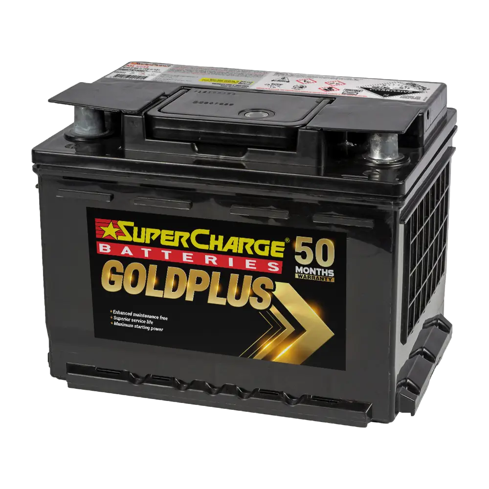 GoldPlus MF55R Car Battery by Supercharge Batteries