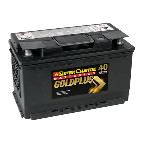 GoldPlus MF77H Car Battery by Supercharge Batteries