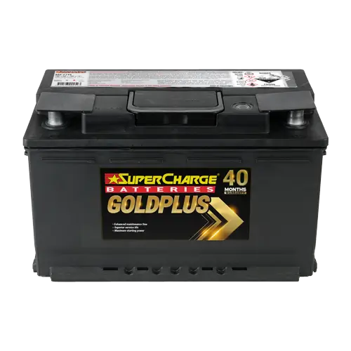 GoldPlus MF77H Car Battery by Supercharge Batteries