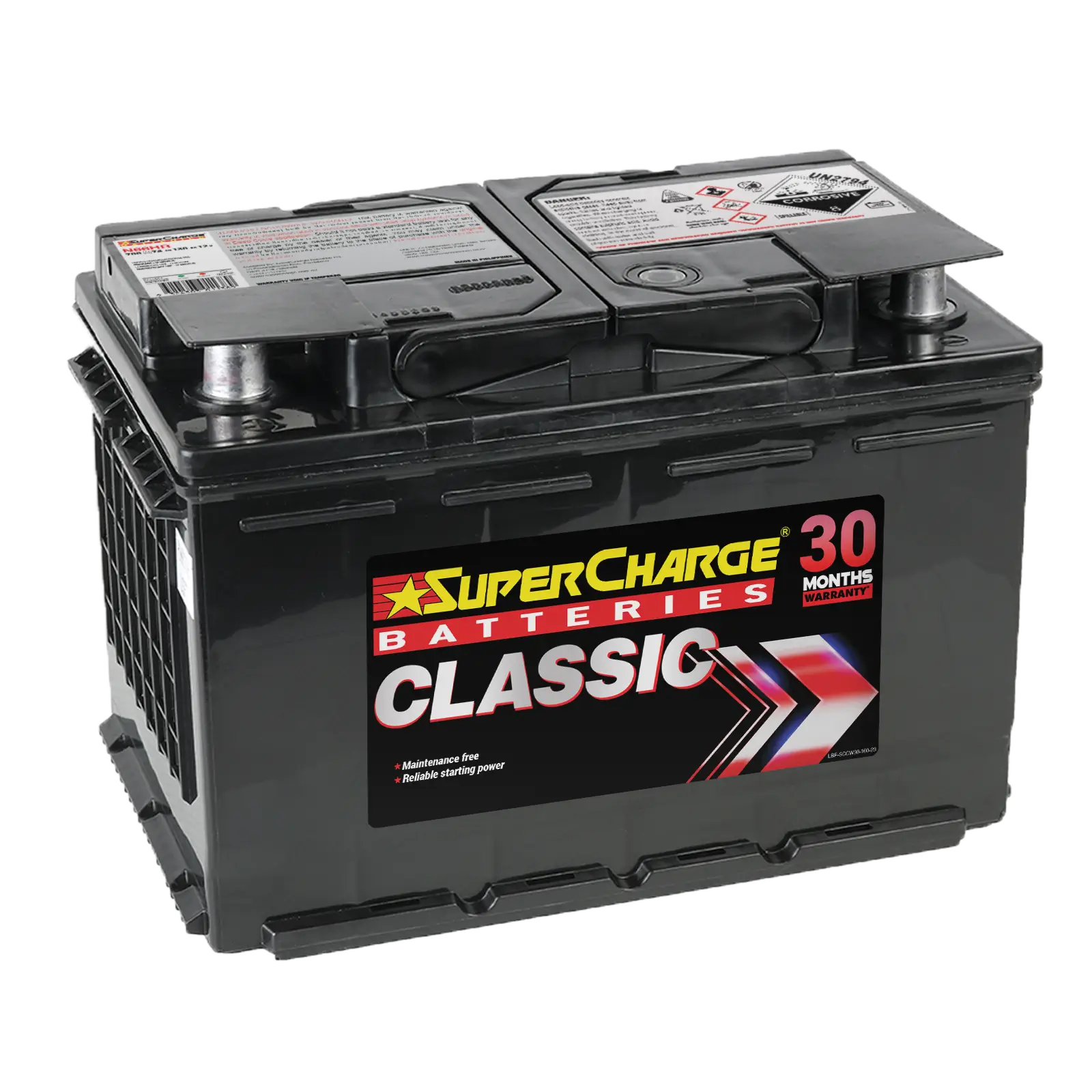 Classic N66HR Car Battery by Supercharge Batteries