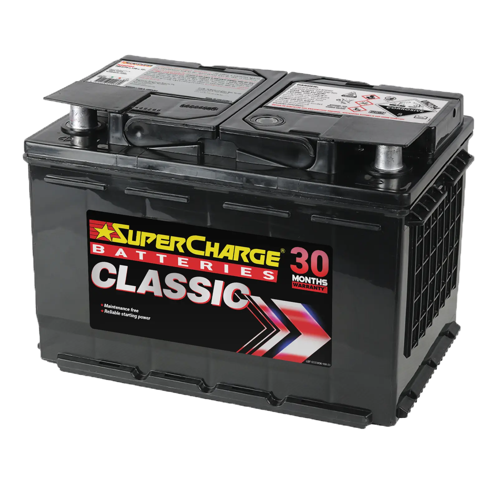 Classic N66HR Car Battery by Supercharge Batteries