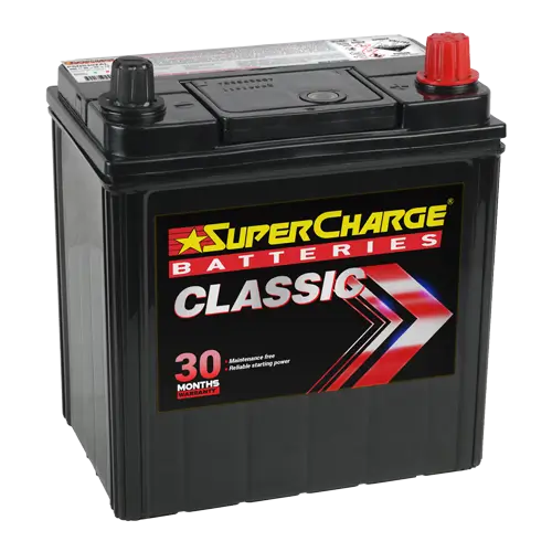 Classic NS40ZAL Car Battery by Supercharge Batteries