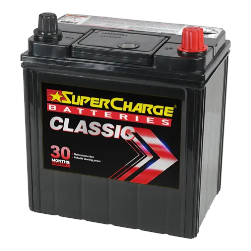 Classic NS40ZAL Car Battery by Supercharge Batteries
