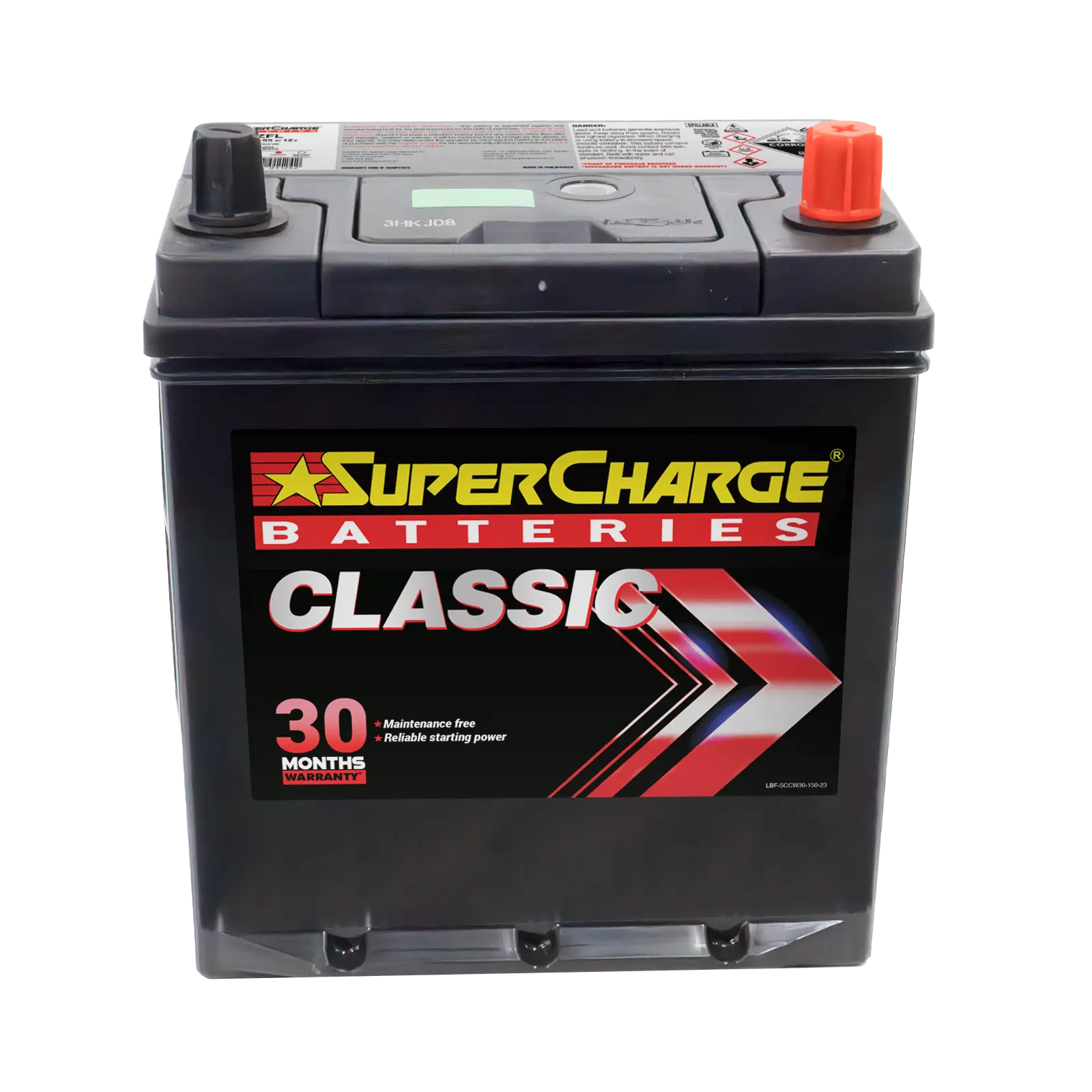 Classic NS40ZFL Car Battery by Supercharge Batteries