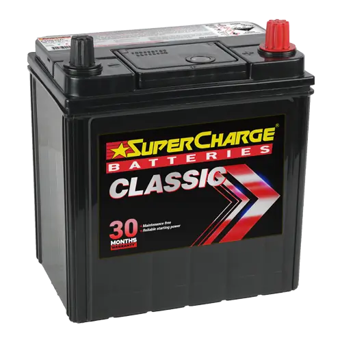 Classic NS40ZL Car Battery by Supercharge Batteries